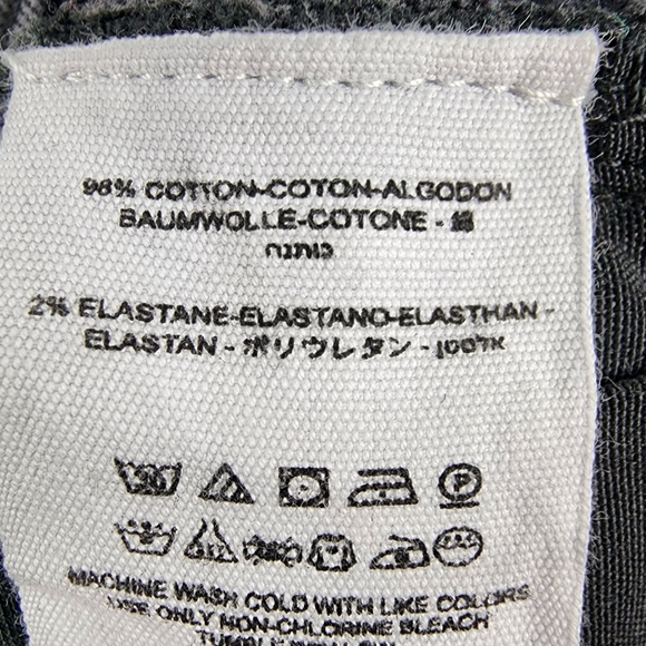 Free People Jeans Womens 29 Great Heights Distressed Frayed Skinny Black Denim - Picture 12 of 13